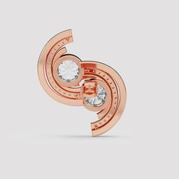 Spiral Swirl Stud Earrings