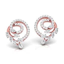 Spiraling Pear Earrings