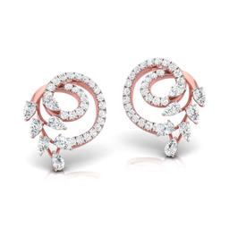 Spiraling Pear Earrings