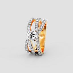 Spiraling Radiance Ring