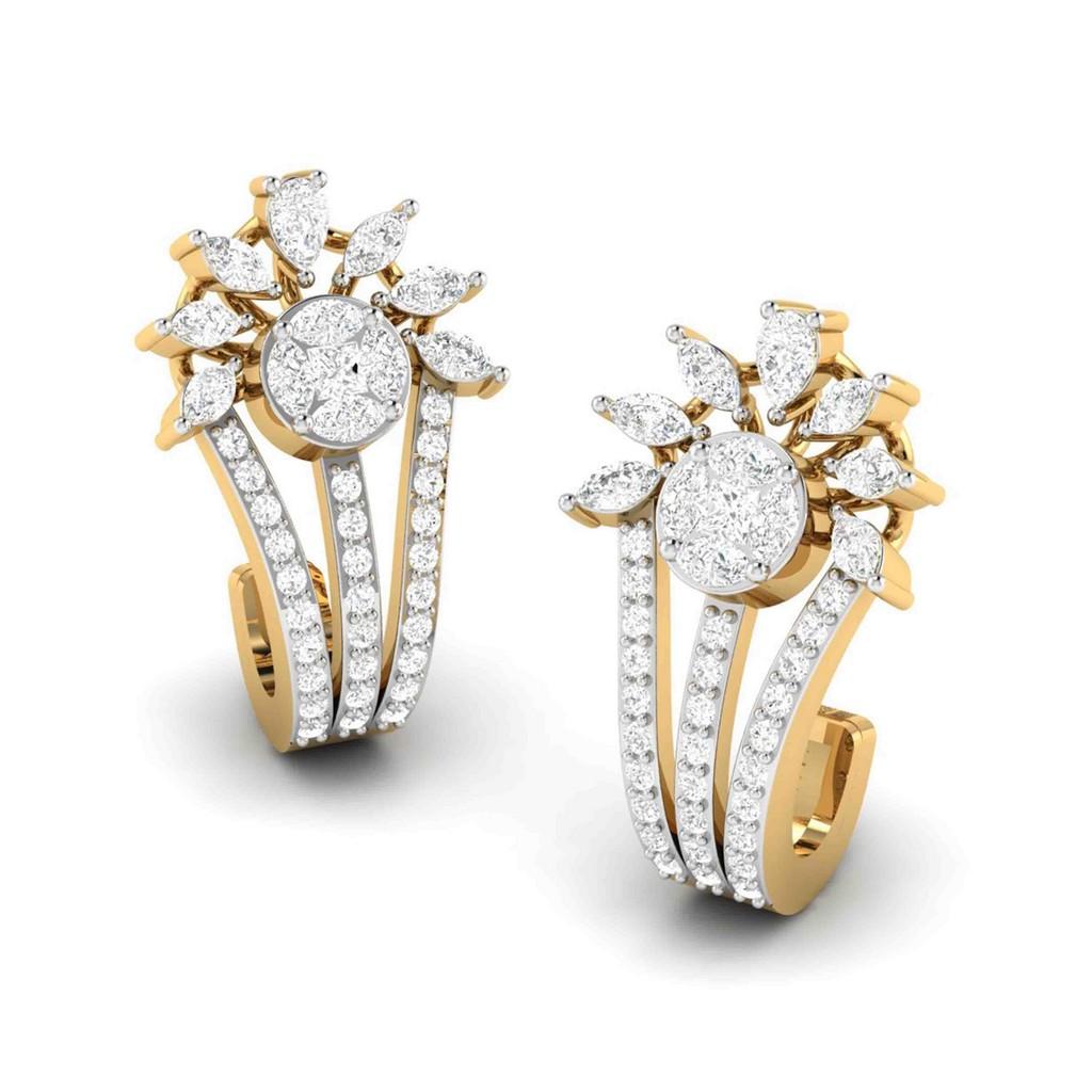 Sunburst Marquise Earrings