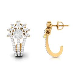 Sunburst Marquise Earrings