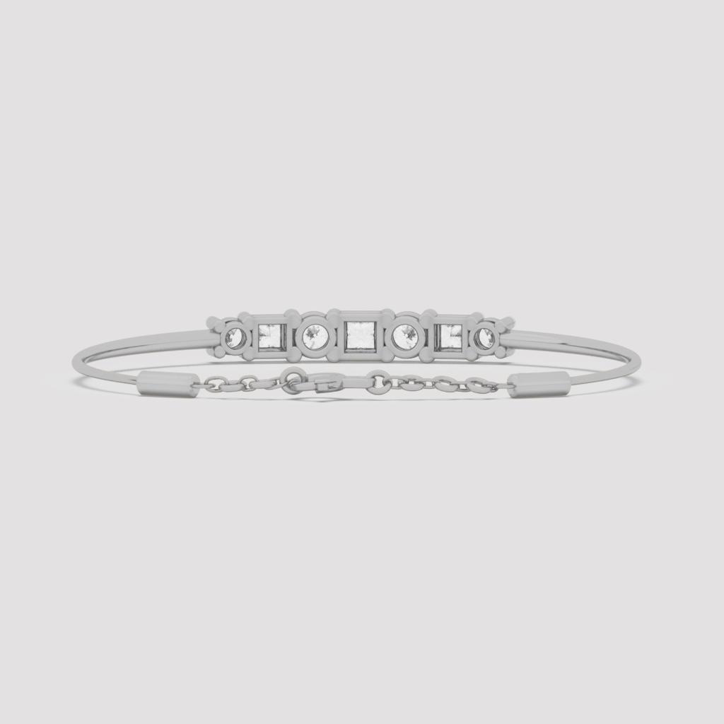 Swara Mixed Diamond Bracelet