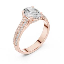 Tejasvi Oval Solitaire Ring
