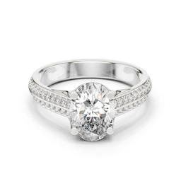 Tejasvi Oval Solitaire Ring