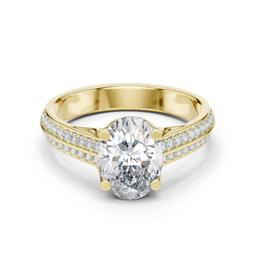Tejasvi Oval Solitaire Ring
