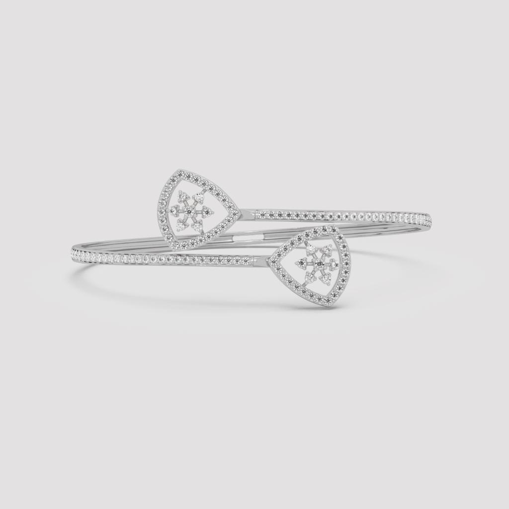 Triangular Shield Diamond Bracelet