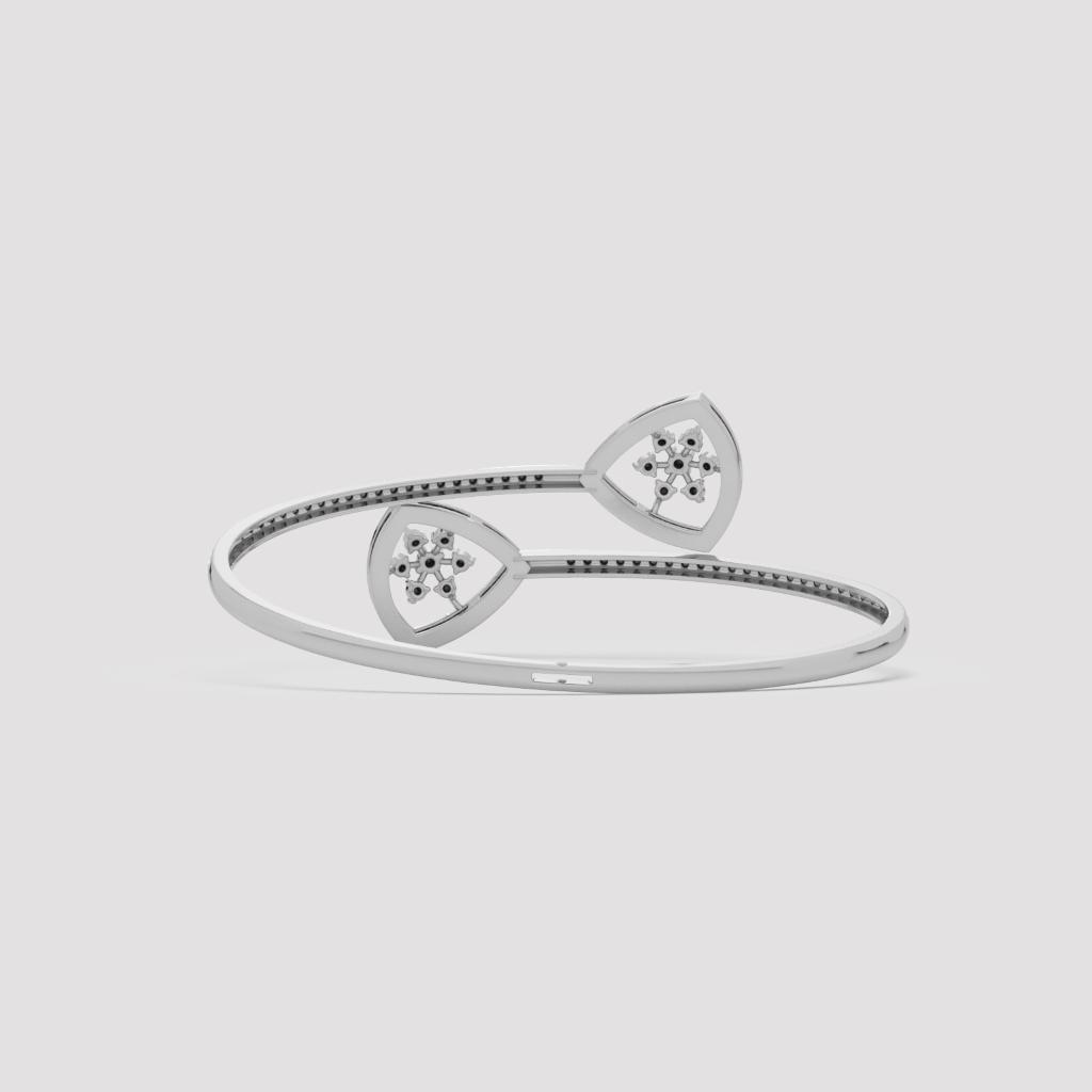 Triangular Shield Diamond Bracelet