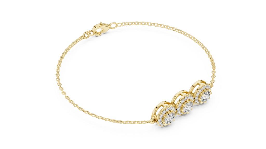 Trimurti Halo Bracelet