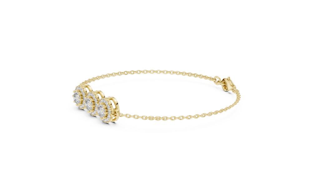 Trimurti Halo Bracelet