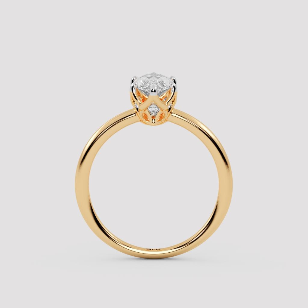 Victorious Marquise Solitaire