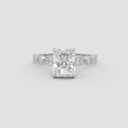 Vintage Radiant Solitaire Ring