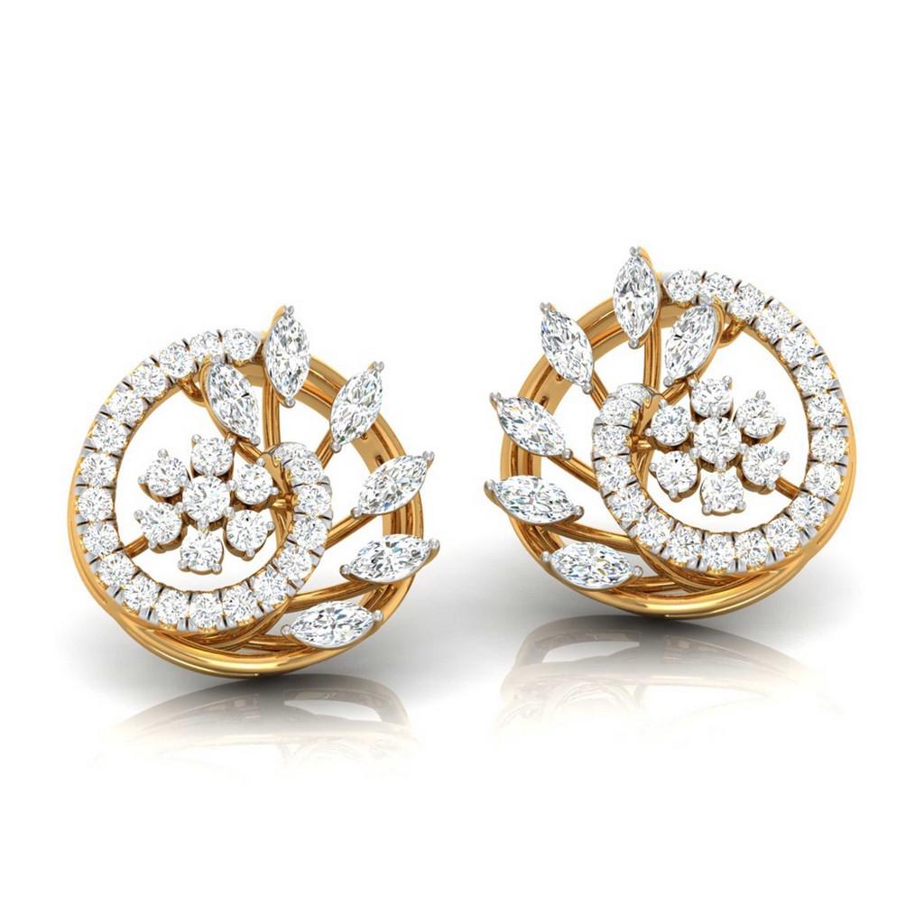 Vyom Floral Constellation Earrings