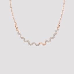 Wave Diamond Necklace