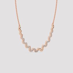 Wave Diamond Necklace