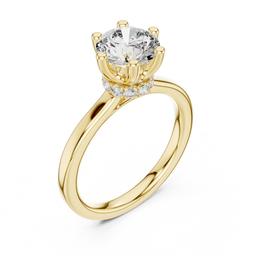 Zenith Prong Solitaire