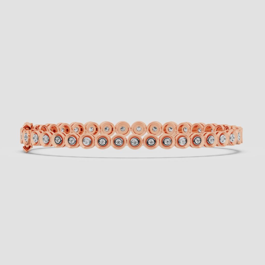 Zyra Bezel Diamond Bracelet