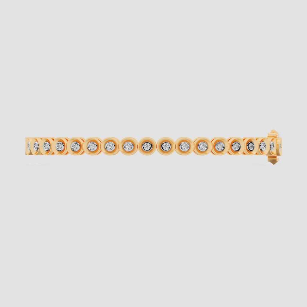 Zyra Bezel Diamond Bracelet
