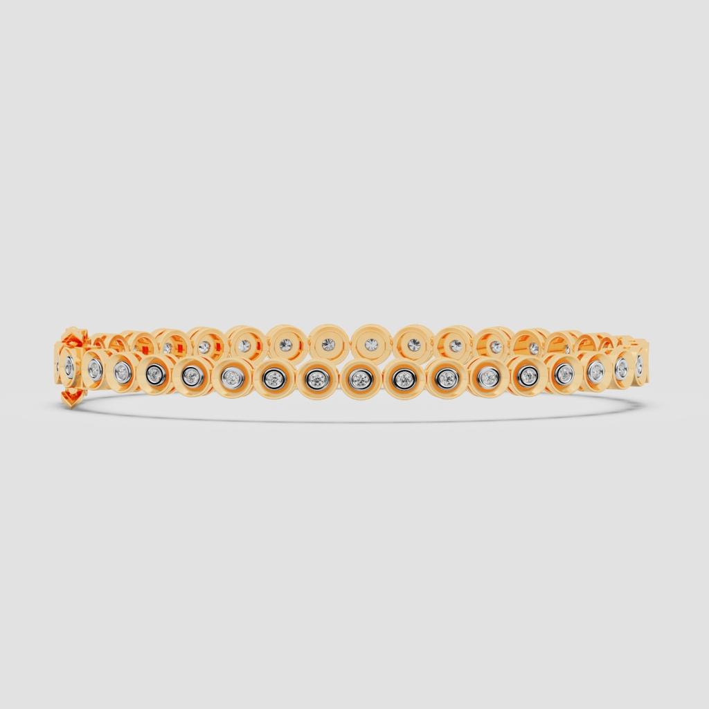Zyra Bezel Diamond Bracelet