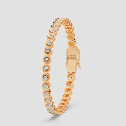 Zyra Bezel Diamond Bracelet