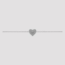 Zyra Heart Diamond Bracelet