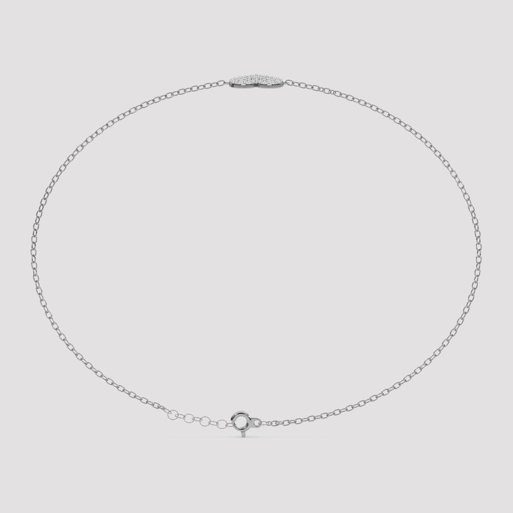 Zyra Heart Diamond Bracelet