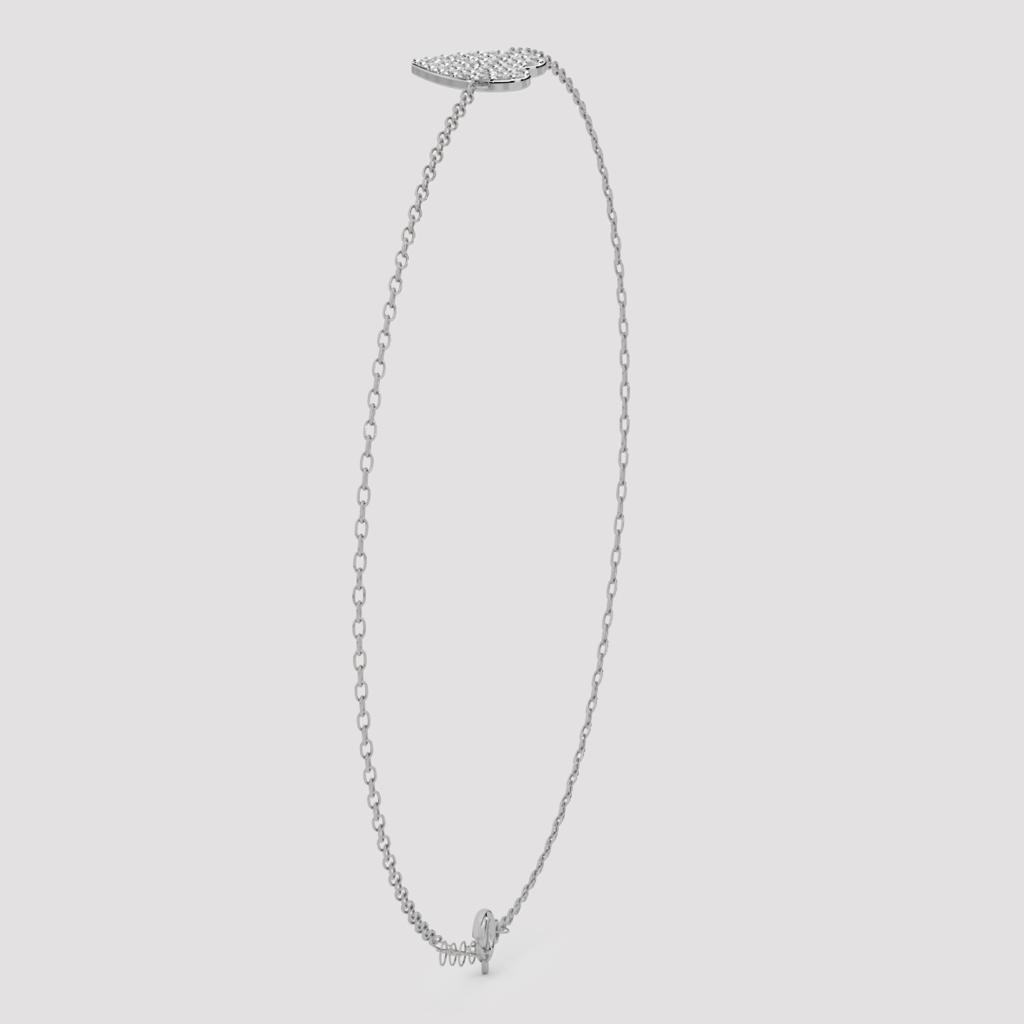 Zyra Heart Diamond Bracelet