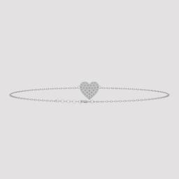 Zyra Heart Diamond Bracelet