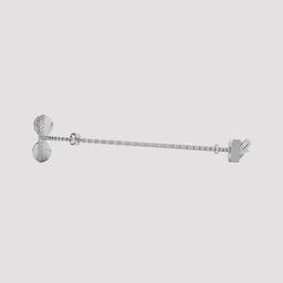 Zyra Yin-Yang Diamond Slider Bracelet