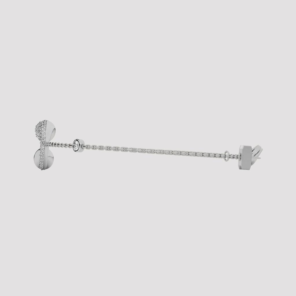 Zyra Yin-Yang Diamond Slider Bracelet