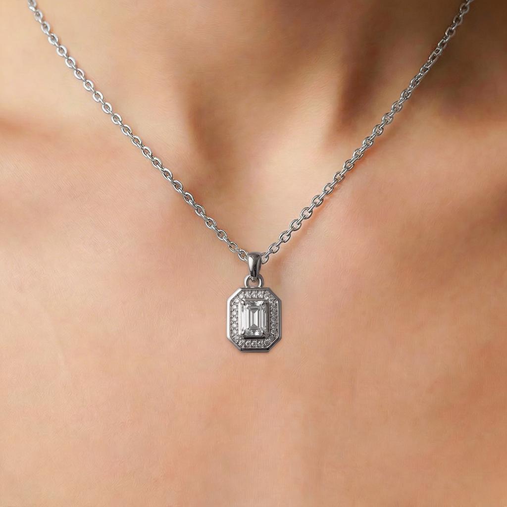 Emerald Halo Locket