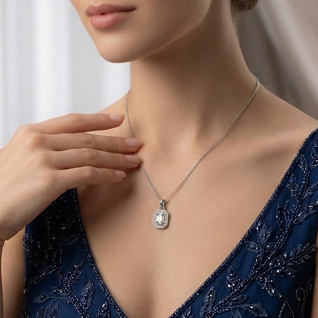 Emerald Halo Locket