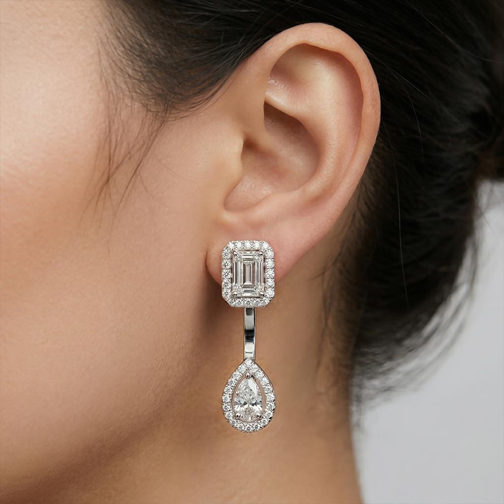 Emerald Pear Diamond Jackets