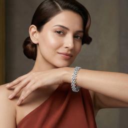 Floral Cluster Diamond Bracelet