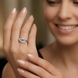 Marquise Diadem Ring