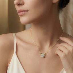 Cushion Halo Pendant