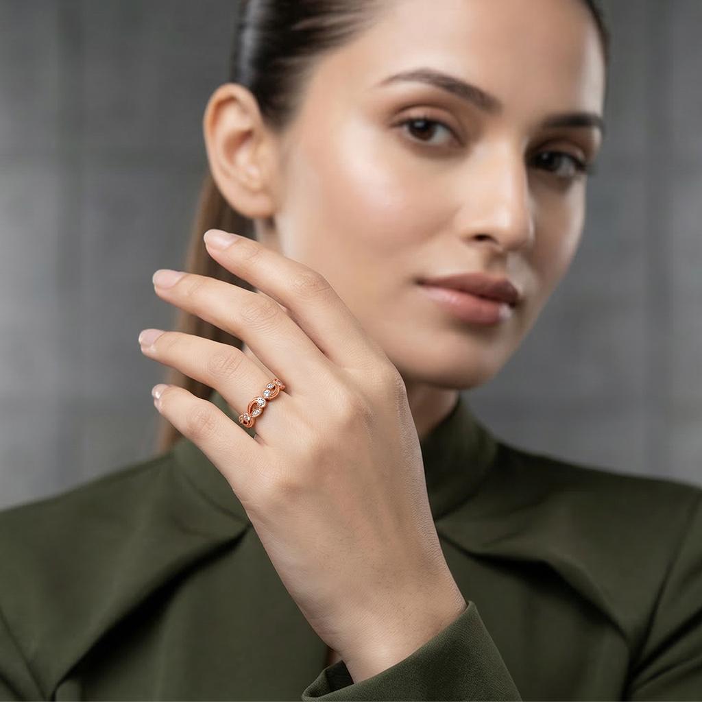 Scrolled Radiance Ring